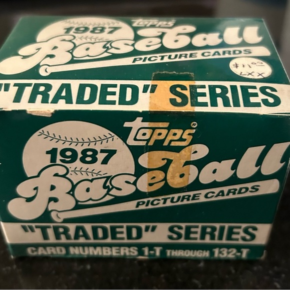 1987 Baseball Topps “Traded” Series Factory Set Box - Picture 3 of 7